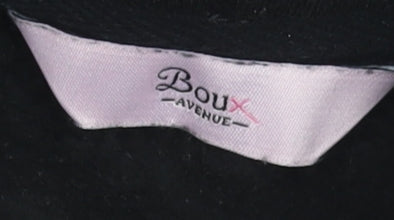 Womens UK Size 10 Boux Avenue Black Pullover Hoodie