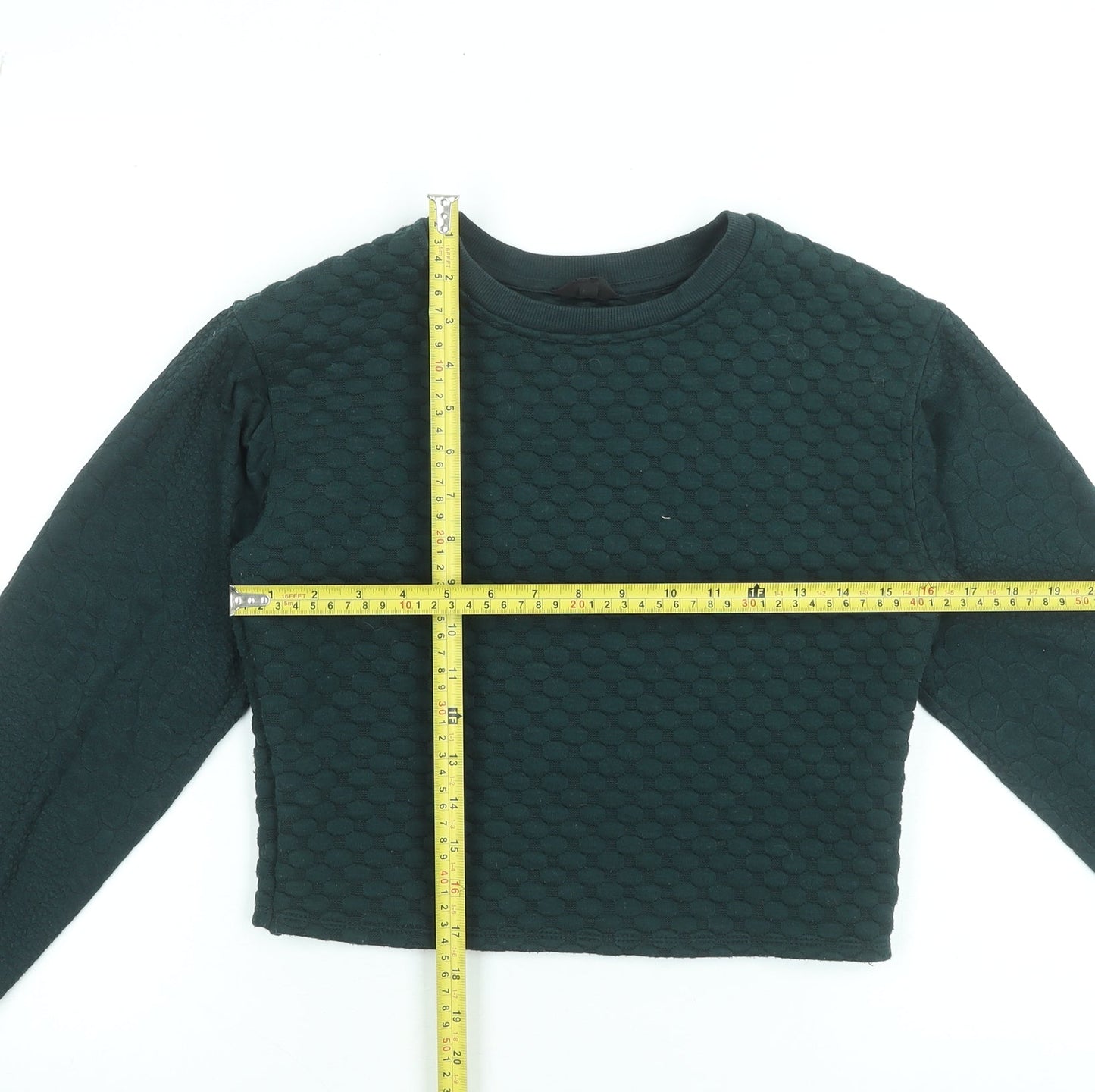 Womens UK Size 8 Topshop Black Pullover Sweatshirt