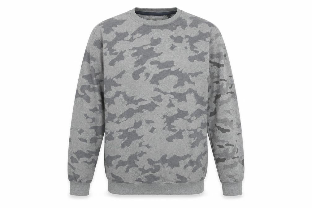 Mens UK Size XL Khan Grey Pullover Sweatshirt