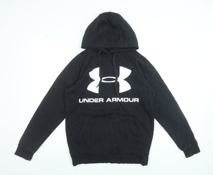 Mens UK Size S Under armour Black Pullover Hoodie