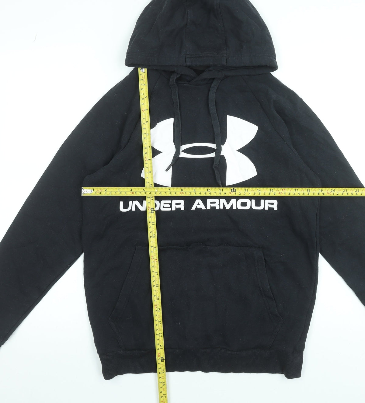 Mens UK Size S Under armour Black Pullover Hoodie