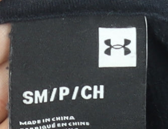 Mens UK Size S Under armour Black Pullover Hoodie