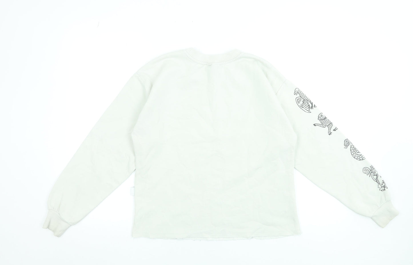 Womens UK Size S Harry Potter Beige Pullover Sweatshirt