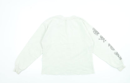 Womens UK Size S Harry Potter Beige Pullover Sweatshirt