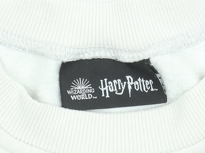 Womens UK Size S Harry Potter Beige Pullover Sweatshirt