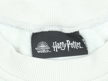 Womens UK Size S Harry Potter Beige Pullover Sweatshirt