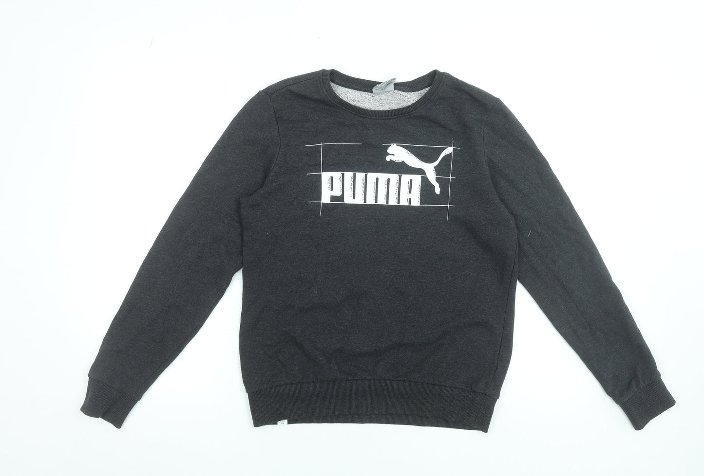 Womens UK Size 12 PUMA Black Pullover Sweatshirt