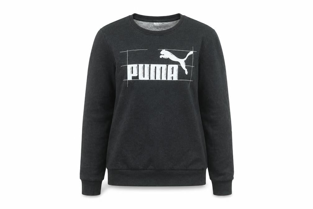 Womens UK Size 12 PUMA Black Pullover Sweatshirt