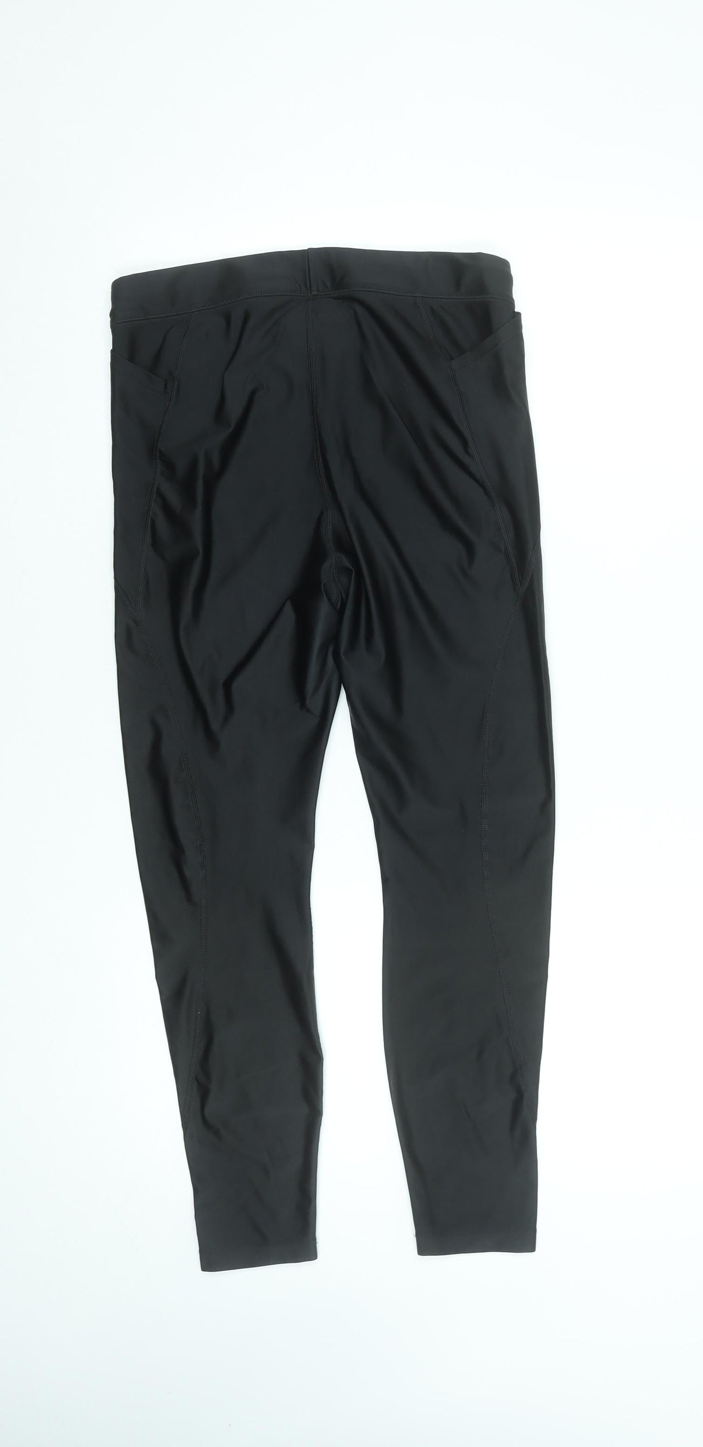 Nike Womens Black Dri-FIT Running Leggings Size M Activewear Trousers