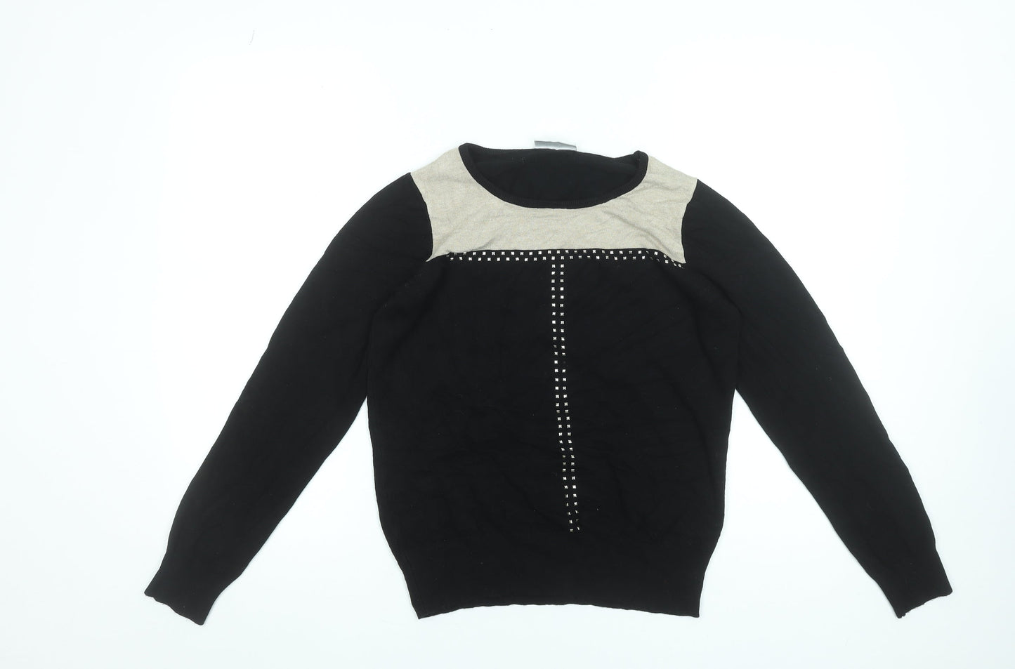 Womens UK Size 12 Wallis Black Pullover Jumper