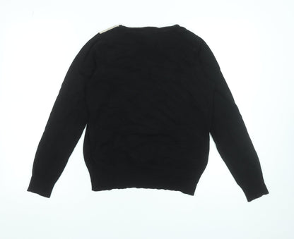 Womens UK Size 12 Wallis Black Pullover Jumper
