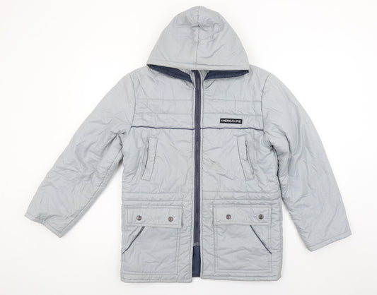 Boys UK Size 2 Years American Pie Grey Puffer Jacket