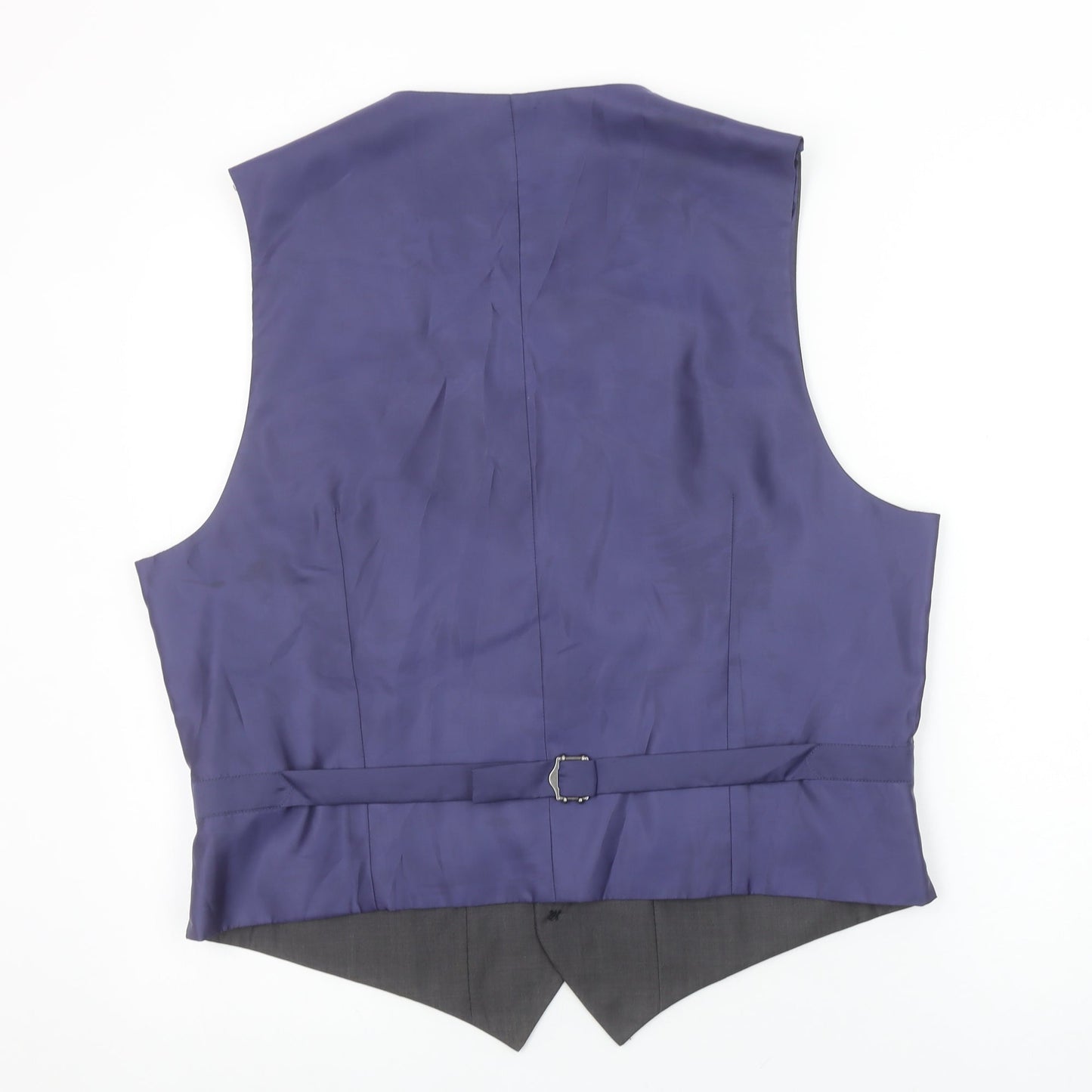 Mens UK Size L Marks and Spencer Regular Grey Suit Waistcoat