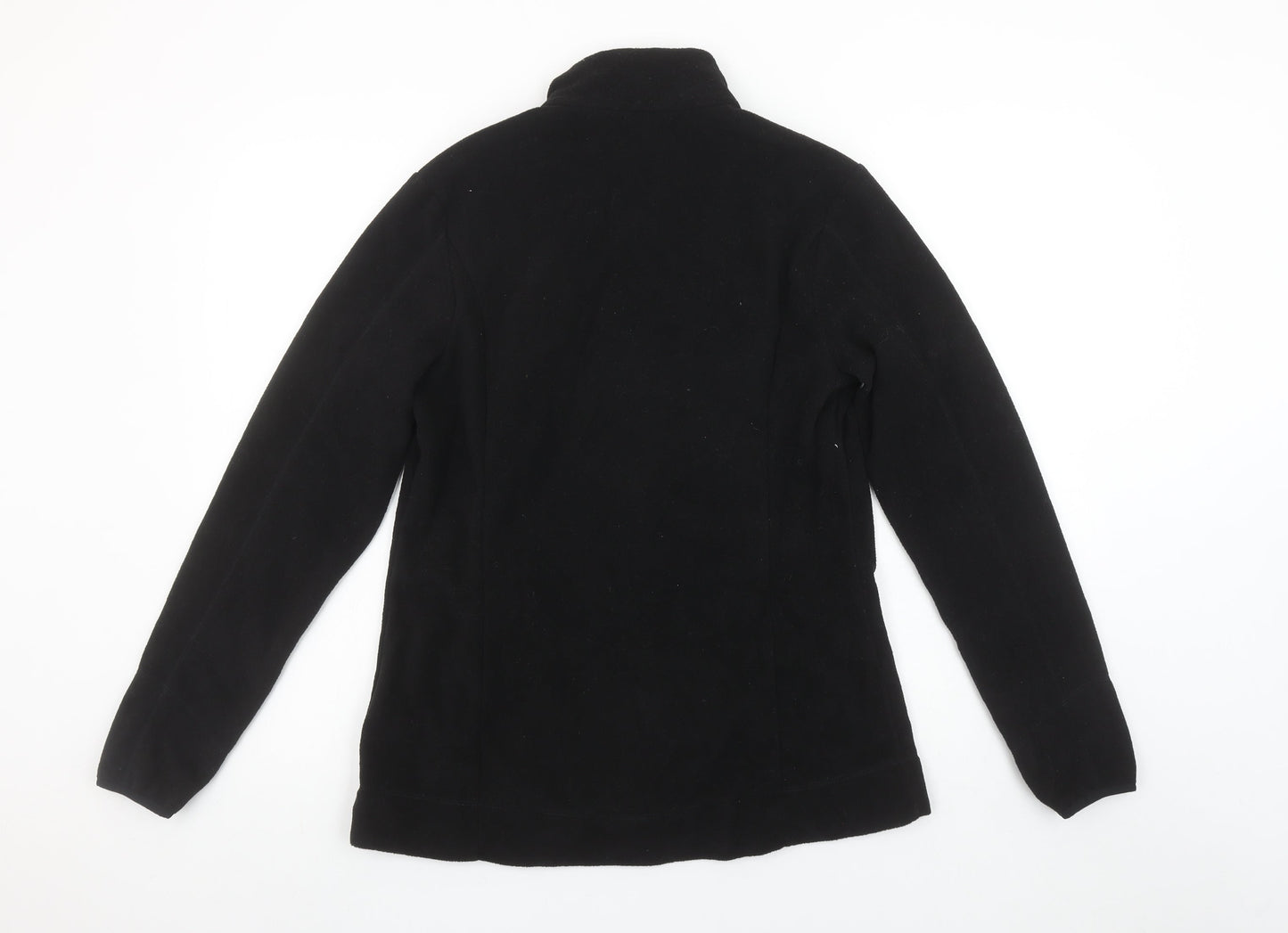 Decathlon Women’s Black Fleece Full Zip Jacket Size L Outdoor Wear