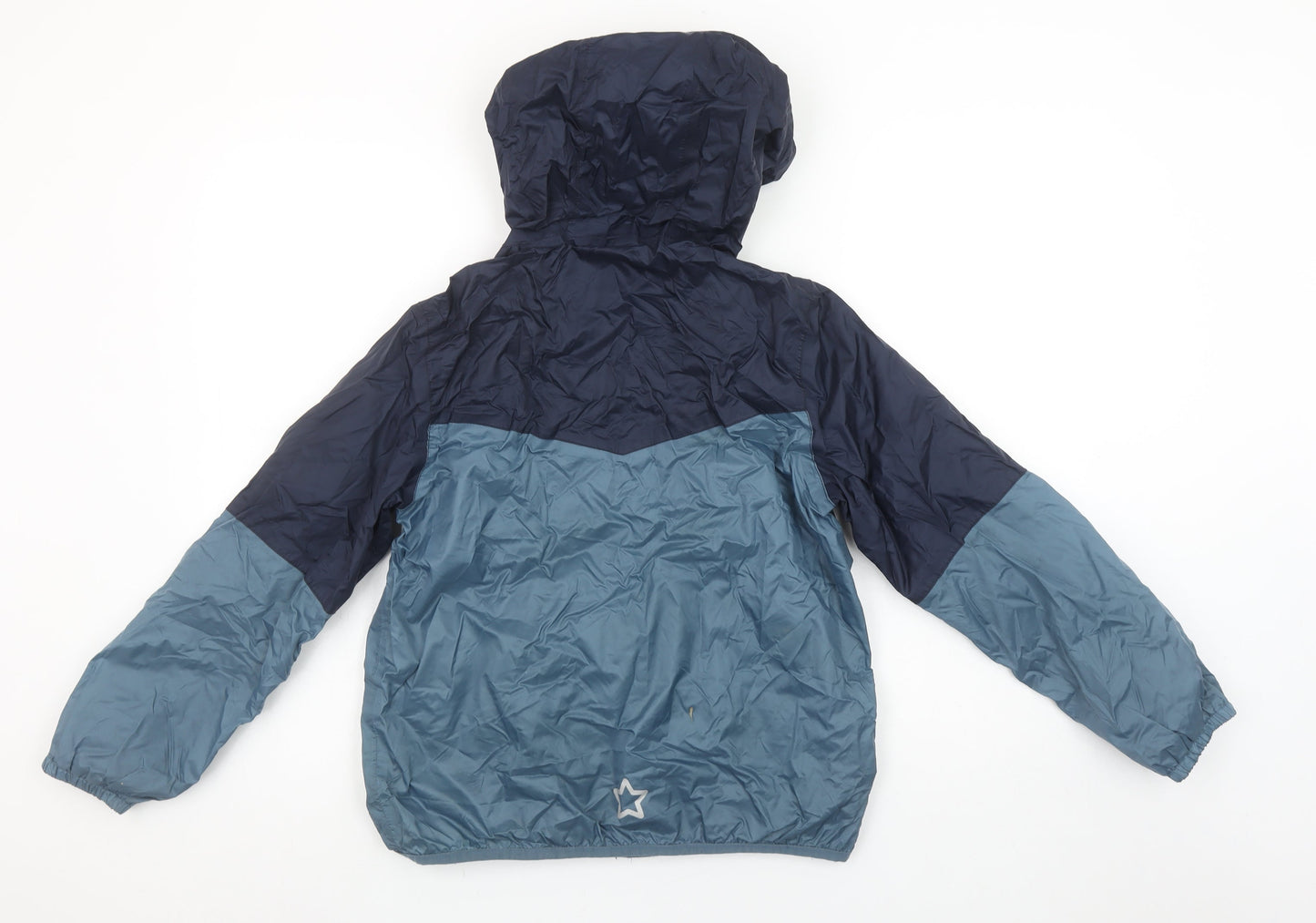 Boys UK Size 11-12 Years Freedom Trail Blue Windbreaker Coat