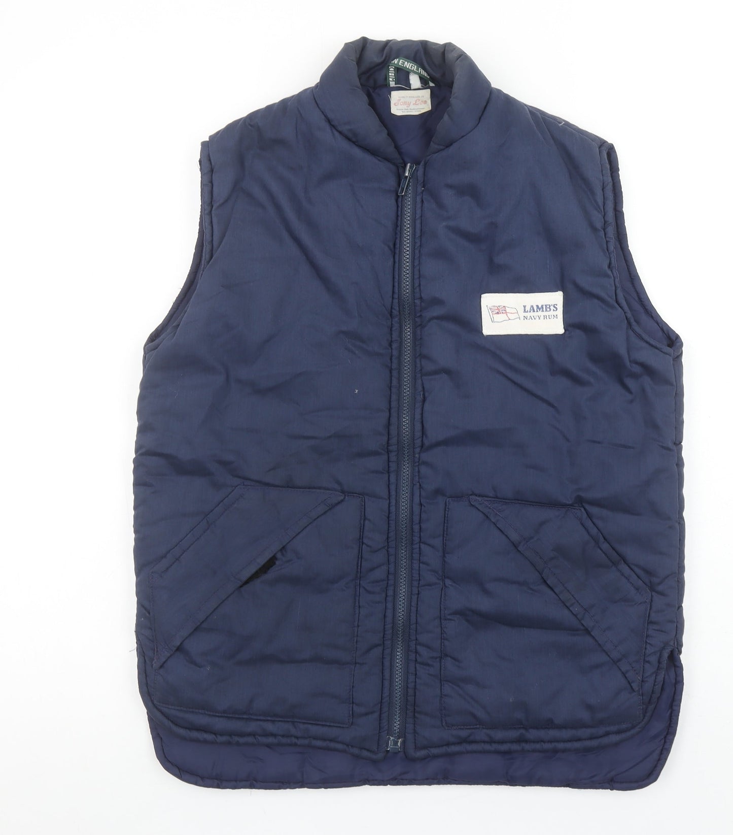 Mens UK Size 36 Tony Lee Blue Bodywarmer