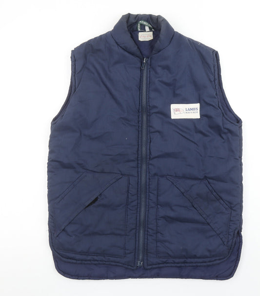 Mens UK Size 36 Tony Lee Blue Bodywarmer