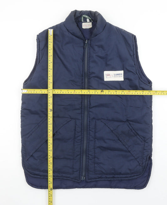 Mens UK Size 36 Tony Lee Blue Bodywarmer