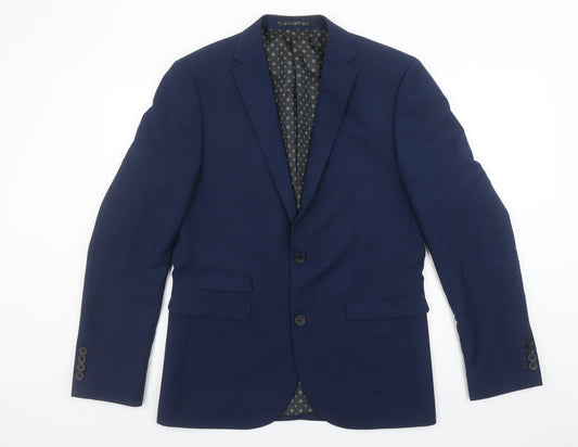 Mens UK Size 40 NEXT Regular Blue Suit Jacket