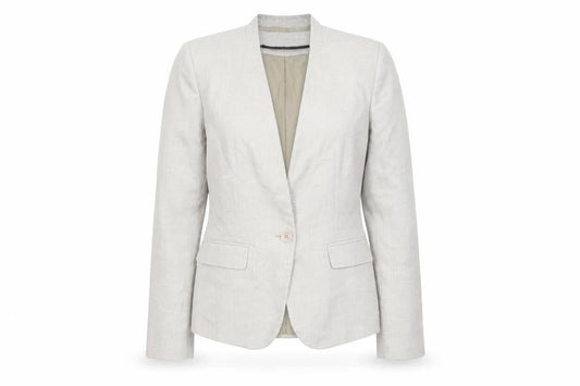 Womens UK Size 10 Zara Regular Beige Blazer