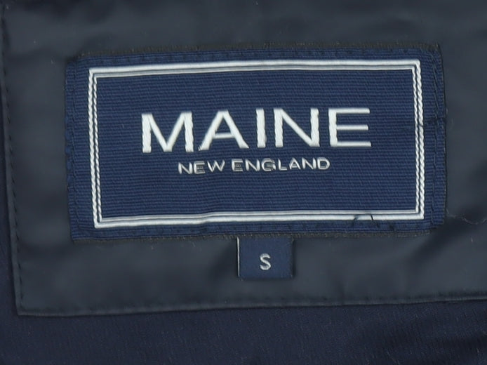 Mens UK Size S Maine New England Blue Basic Jacket