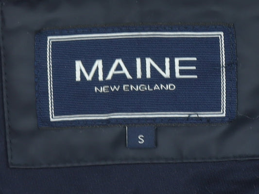 Mens UK Size S Maine New England Blue Basic Jacket
