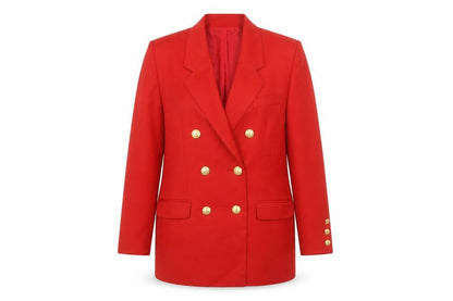 Womens UK Size 10 Selfridges Regular Red Blazer