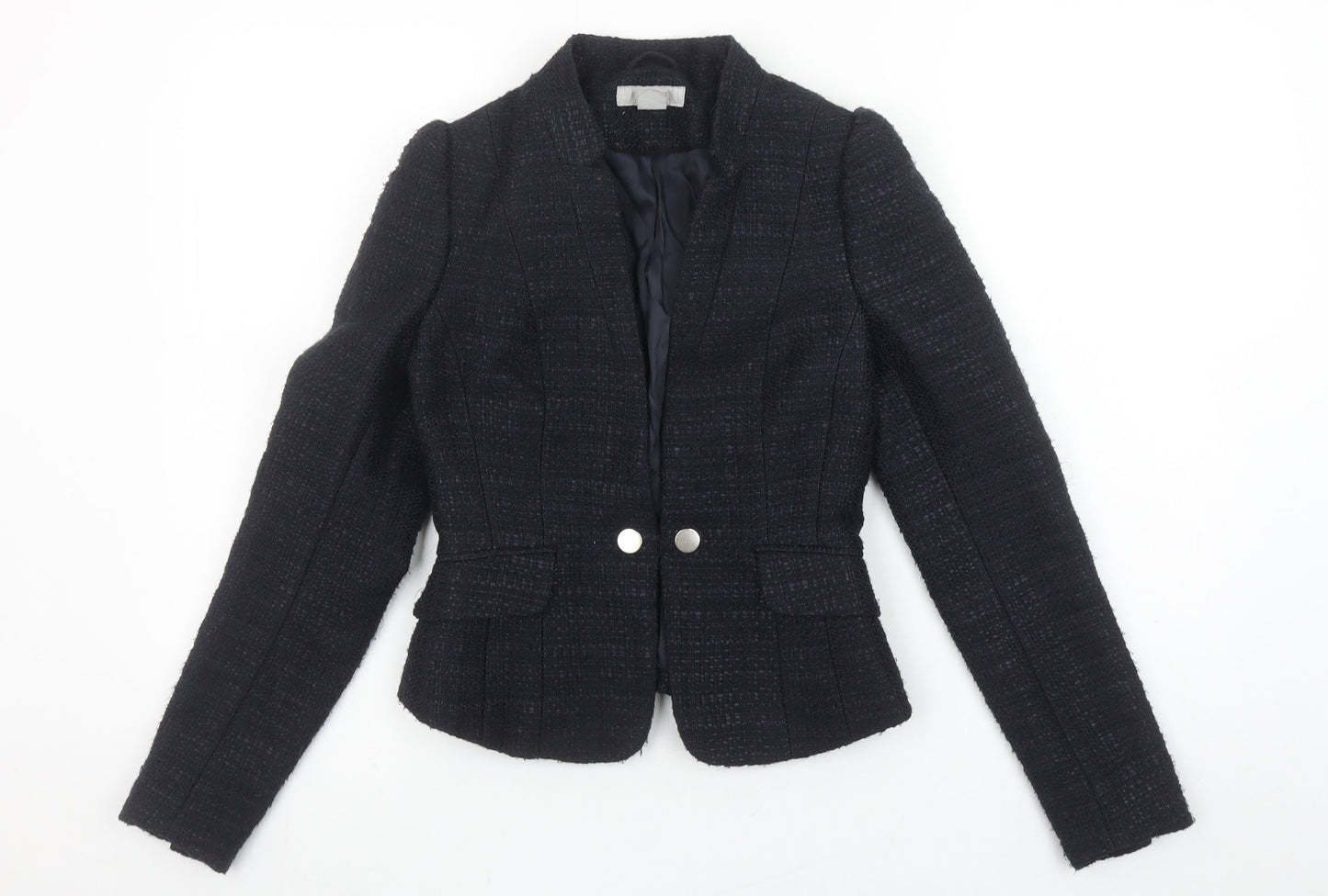 Womens UK Size 4 H&M Regular Black Blazer