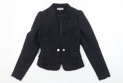Womens UK Size 4 H&M Regular Black Blazer