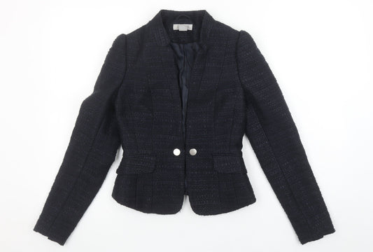 Womens UK Size 4 H&M Regular Black Blazer