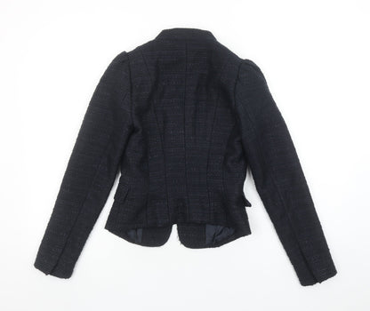 Womens UK Size 4 H&M Regular Black Blazer