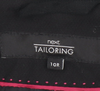 Next Women Black Tailoring Single-Breasted Blazer Size 10R