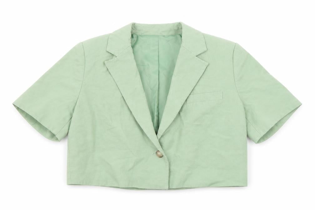 Womens UK Size M Zara Regular Green Blazer