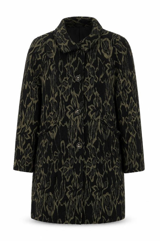 Womens UK Size 14 James Lakeland Black Overcoat