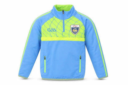 Front view of O'Neill boys’ blue 1/4 zip fleece sweatshirt 2 years sports top
