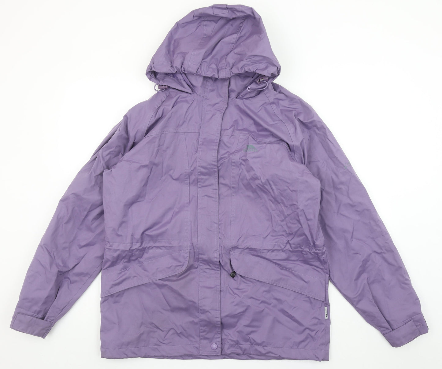 Womens UK Size M Trespass Purple Rain Coat