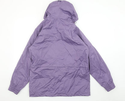 Womens UK Size M Trespass Purple Rain Coat