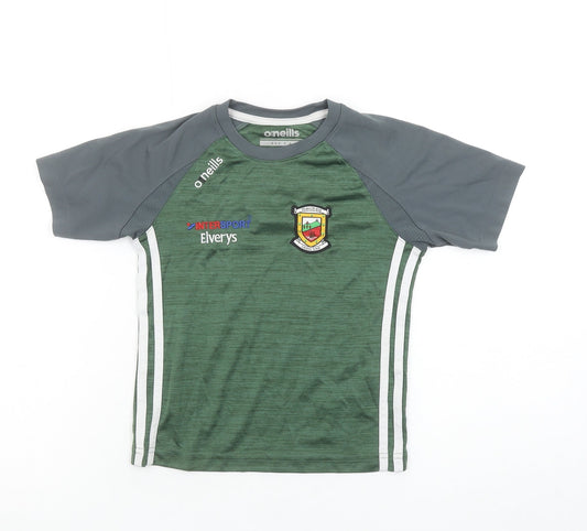 Boys UK Size 5-6 Years O'Neills Green Basic T-Shirt