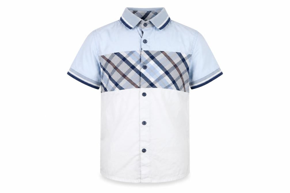Boys UK Size 6 Years NEXT Blue Basic Button-Up
