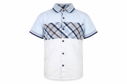 Boys UK Size 6 Years NEXT Blue Basic Button-Up