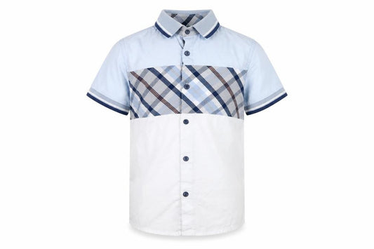 Boys UK Size 6 Years NEXT Blue Basic Button-Up