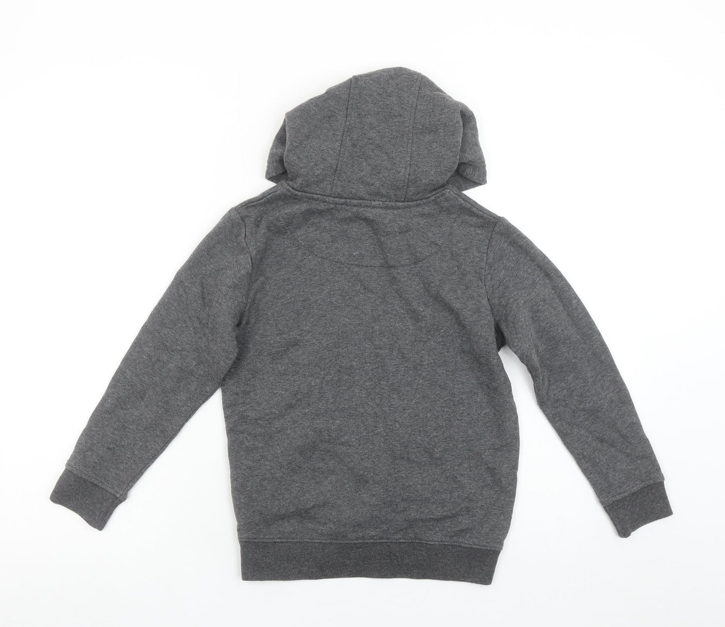 Boys UK Size 7-8 Years Farah Grey Pullover Hoodie