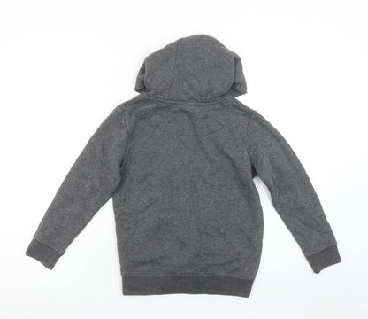 Boys UK Size 7-8 Years Farah Grey Pullover Hoodie