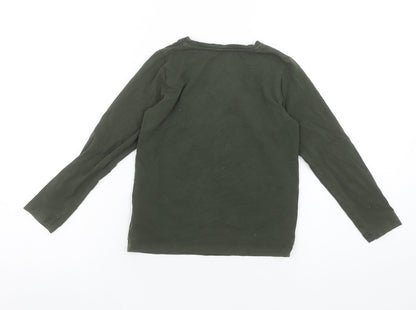 Boys UK Size 6 Years name it Green Basic T-Shirt
