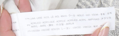 Zara Trafaluc Women's Grey Textured Knit Blazer Jacket Size 8