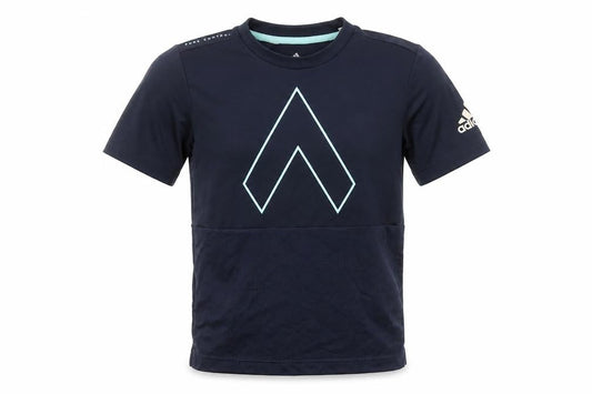 Boys UK Size XS adidas Blue Jersey T-Shirt