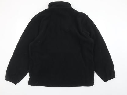 Alexandra Men's Black Fleece Full Zip Work Jacket Size L