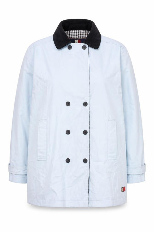 Womens UK Size 16 Les Deux Ancres Blue Rain Coat