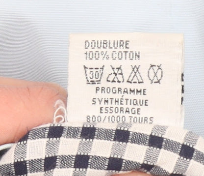 Womens UK Size 16 Les Deux Ancres Blue Rain Coat