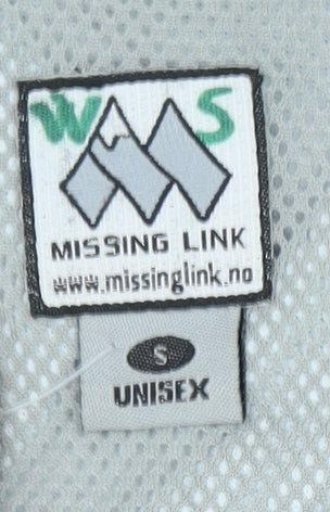 Unisex Adults UK Size S Missing Link Black Windbreaker Coat